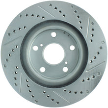 Load image into Gallery viewer, StopTech Select Sport 11-16 Toyota Avalon/ 11-17 Camry SportStop Slotted &amp; Drilled Righ Front Rotor
