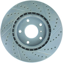 Load image into Gallery viewer, StopTech Select Sport Nissan Slotted and Drilled Right Front Rotor
