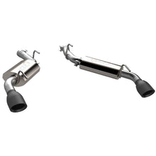 Load image into Gallery viewer, QTP 10-13 Chevrolet Camaro SS 6.2L 304SS AR3 Axle Back Exhaust w/4.5in Black Tips
