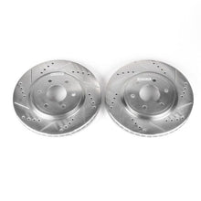 Load image into Gallery viewer, Power Stop 05-19 Nissan Frontier Front Evolution Drilled &amp; Slotted Rotors - Pair

