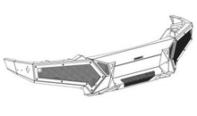 Load image into Gallery viewer, Go Rhino 19-24 Ram 1500 (Excl. Rebel/Warlock/TRX) Element FR Bumper w/Fixed Lgt Bar Mount - Tex. Blk
