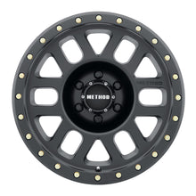 Load image into Gallery viewer, Method MR309 Grid 18x9 0mm Offset 6x5.5 108mm CB Matte Black Wheel
