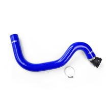 Load image into Gallery viewer, Mishimoto 15+ Ford Mustang GT Blue Silicone Upper Radiator Hose
