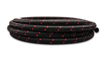 Load image into Gallery viewer, Vibrant -12 AN Two-Tone Black/Red Nylon Braided Flex Hose (10 foot roll)
