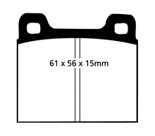 Load image into Gallery viewer, EBC 64-69 Porsche 911 2.0 (M Caliper) (Solid front rotor) Bluestuff Front Brake Pads
