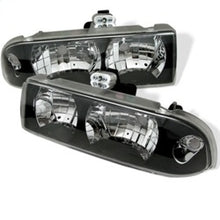 Load image into Gallery viewer, Spyder Chevy S10 98-04/Chevy Blazer 98-05 Crystal Headlights Black HD-YD-CS1098-BK
