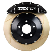 Load image into Gallery viewer, StopTech Porsche 911 05-10 Carrera Front BBK ST-60 Caliper Black / 2pc Zinc Slotted 355x35mm Rotor
