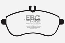 Load image into Gallery viewer, EBC 12-14 Mercedes-Benz C250 (W204) 1.8 Turbo Redstuff Front Brake Pads
