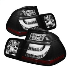 Load image into Gallery viewer, Spyder BMW E46 3-Series 02-05 4Dr Light Bar Style LED Tail Lights Black ALT-YD-BE4602-4D-LBLED-BK
