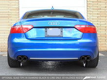 Load image into Gallery viewer, AWE Tuning Audi B8 A5 2.0T Touring Edition Exhaust - Quad Outlet Diamond Black Tips
