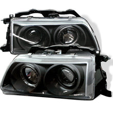 Load image into Gallery viewer, Spyder Honda Civic 90-91/CRX 90-91 Projector Headlights LED Halo Blk PRO-YD-HC90-HL-BK

