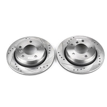 Load image into Gallery viewer, Power Stop 2000 BMW 323Ci Rear Evolution Drilled &amp; Slotted Rotors - Pair
