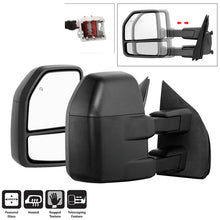 Load image into Gallery viewer, xTune 15-17 Ford F-150 Heated Telescoping Mirrors (Pair) (MIR-FF15015-G4-PWH-SET)
