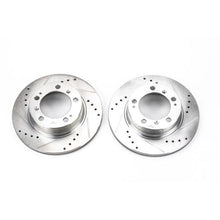 Load image into Gallery viewer, Power Stop 97-04 Porsche Boxster Rear Evolution Drilled &amp; Slotted Rotors - Pair
