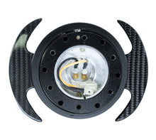 Load image into Gallery viewer, NRG Quick Release Kit Gen 3.0 - Black Body / Black Ring w/ Carbon Fiber Handles
