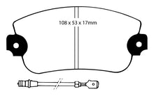 Load image into Gallery viewer, EBC 75-81 Lancia Beta 1.8L Greenstuff Front Brake Pads
