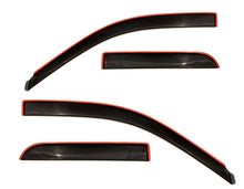 Load image into Gallery viewer, AVS 09-18 Dodge RAM 1500 Quad Cab Ventvisor Low Profile In-Channel Deflectors 4pc - Smoke
