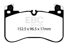 Load image into Gallery viewer, EBC 2020+ Land Rover Defender 90 Greenstuff Front Brake Pads
