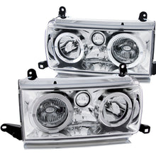 Load image into Gallery viewer, ANZO 1991-1994 Toyota Land Cruiser Crystal Headlights w/ Halo Chrome
