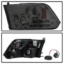 Load image into Gallery viewer, Spyder Dodge Ram 09-12 Projector Headlights Light Bar DRL Smoke PRO-YD-DR09-LBDRL-SM
