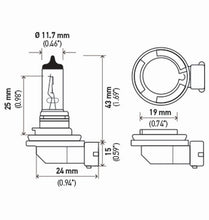 Load image into Gallery viewer, Hella Bulb H11 12V 55W Pgj192 T4 (2)
