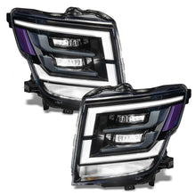 Load image into Gallery viewer, Oracle 21-22 Nissan Titan Demon Eye RGB Headlight Upgrade Kit - ColorSHIFT w/o Controller
