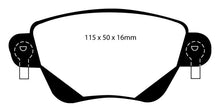 Load image into Gallery viewer, EBC 01-04 Jaguar X-Type 2.5 Redstuff Rear Brake Pads
