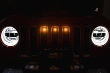 Load image into Gallery viewer, DV8 Offroad 2020+ Jeep JT Grill Amber Marker Lights
