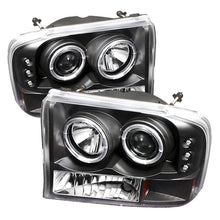 Load image into Gallery viewer, Spyder Ford F250 Super Duty 99-04 Projector Version 2 LED Halo LED Blk PRO-YD-FF25099-1P-G2-BK
