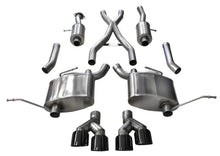Load image into Gallery viewer, Corsa 14-21 Jeep Grand Cherokee 3.6L V6 Black Sport Cat-Back Exhaust
