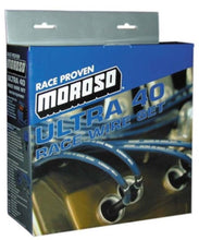 Load image into Gallery viewer, Moroso Chevrolet Small Block Ignition Wire Set - Ultra 40 - Sleeved - HEI - 90 Degree - Black

