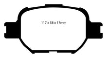 Load image into Gallery viewer, EBC 04-10 Scion TC 2.4 Yellowstuff Front Brake Pads

