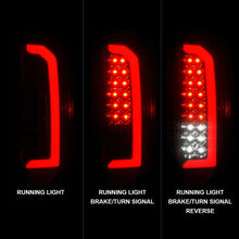 Load image into Gallery viewer, ANZO 15-21 GMC Canyon Full LED Tail Lights w/ Red Lightbar Black Housing Smoke Lens
