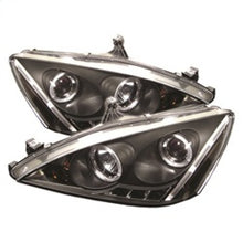 Load image into Gallery viewer, Spyder Honda Accord 03-07 Projector Headlights LED Halo Amber Reflctr LED Blk PRO-YD-HA03-AM-BK
