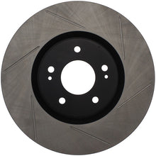Load image into Gallery viewer, StopTech Power Slot 03-06 Evo 8 &amp; 9 Slotted Left Front Rotor
