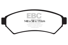 Load image into Gallery viewer, EBC 05-09 Buick Allure (Canada) 3.6 Redstuff Front Brake Pads
