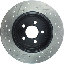 Load image into Gallery viewer, StopTech 05-13 Chrysler300/300C / 09-12 Dodge Challenger Rear Left Drilled &amp; Slotted Rotor
