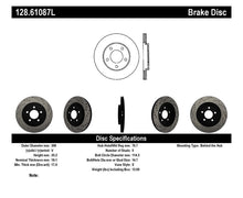 Load image into Gallery viewer, StopTech 05-10 Ford Mustang V6/4.0L / GT V8/4.6L Cross Drilled Left Rear Rotor
