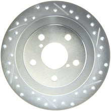 Load image into Gallery viewer, StopTech Select Sport 98-08 Subaru Forester Slotted and Drilled Left Rear Rotor
