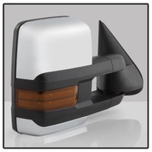 Load image into Gallery viewer, xTune Chevy Silverado 03-06 Heated Amber Signal Telescoping Mirrors Chrome MIR-CS03S-G3C-PWH-AM-SET
