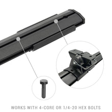 Load image into Gallery viewer, Go Rhino 15-22 Ford F-150 / 07-21 Toy. Tundra XRS Cross Bars Kit - Tex Blk (Attch Tonneau Cvr T-Trk)
