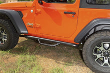 Load image into Gallery viewer, Rugged Ridge Spartan Nerf Bar Textured Black 18-20 Jeep Wrangler JL 2 Door
