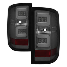 Load image into Gallery viewer, Spyder Chevy Silverado 2016-2017 Light Bar LED Tail Lights - Smoke ALT-YD-CS16-LED-SM
