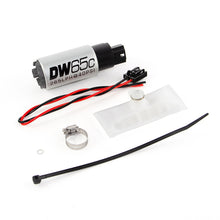 Load image into Gallery viewer, DeatschWerks 88-91 BMW 325i DW65C 265lph Compact Fuel Pump w/ Install Kit (w/o Mounting Clips)
