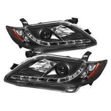Load image into Gallery viewer, Spyder Toyota Camry 07-09 Projector Headlights DRL Black High H1 Low H7 PRO-YD-TCAM07-DRL-BK

