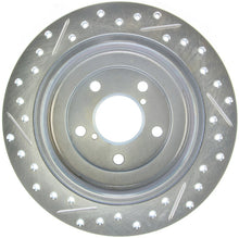 Load image into Gallery viewer, StopTech Select Sport 98-08 Subaru Forester Slotted and Drilled Left Rear Rotor
