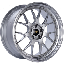Load image into Gallery viewer, BBS LM-R 21x10 5x120 ET35 Diamond Silver Center Diamond Cut Lip Wheel -82mm PFS/Clip Required
