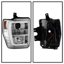 Load image into Gallery viewer, Spyder 08-10 Ford F-250 Super Duty V2 Light Bar DRL Projector Headlights - Chrm (PRO-YD-FS08V2-LB-C)
