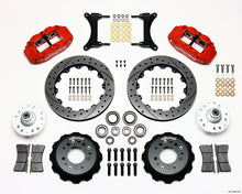 Load image into Gallery viewer, Wilwood Narrow Superlite 6R Front Hub Kit 12.88in Drill Red 79-87 GM G Body
