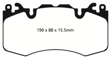 Load image into Gallery viewer, EBC 13+ Land Rover Range Rover 3.0 Supercharged Greenstuff Front Brake Pads
